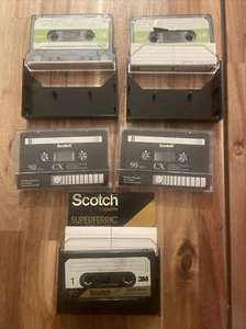 5 X Scotch Blank Audio Tapes - Used - Picture 1 of 2