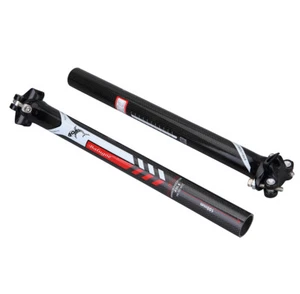 Tubo de asiento de bicicleta UP carbono 3K MTB asiento de bicicleta de carretera poste de asiento 27,2/30,8/31,6 mm - Imagen 1 de 11