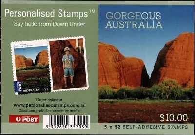 2008  Gorgeous Australia - Walpa Gorge Booklet. Philatelic Barcode MNH. - Image 1 of 2