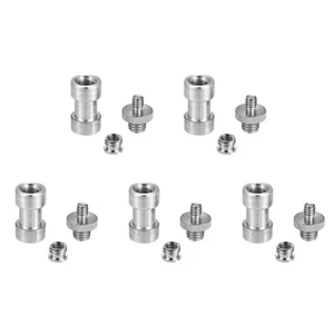 1/4"-20 to 3/8"-16 Threaded Screw Adapter Converter Female Spigot Reducer G4T7 - Picture 1 of 4