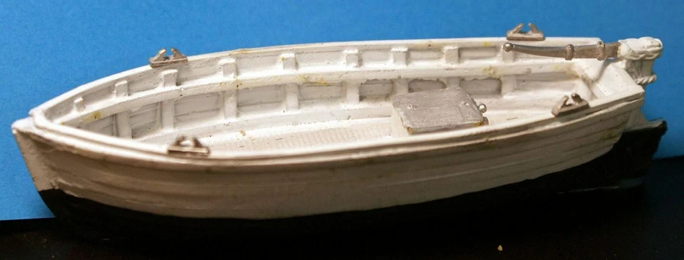 Wood Motorised Crabber Inshore Fishing boat MB23 UNPAINTED OO Scale Models Kit - Image 1 of 1
