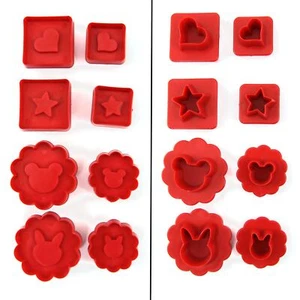 8er Set doppelseitige Ausstechformen! Doppelseitig schneiden und prägen! Fondant - Bild 1 von 2