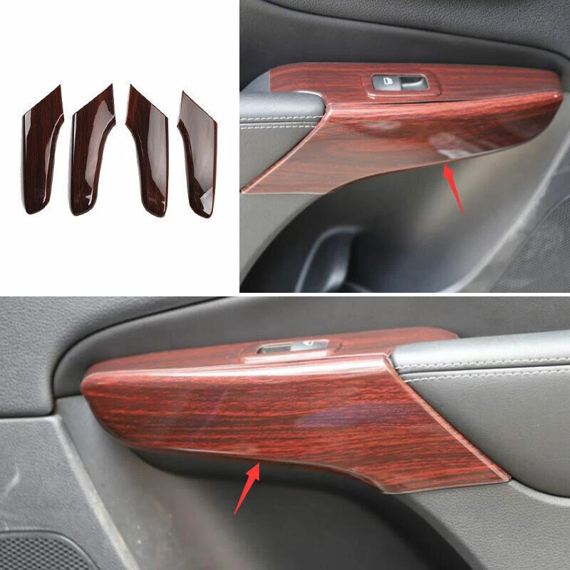 For Jeep Cherokee 2014-2023 wood grain Interior Door Armrest Panel Cover Trim Foto 1 de 4