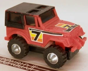 LJN Mini acrobacias Jeep serie CJ rojo tracción trasera carrera de fricción - Imagen 1 de 2