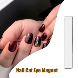 Nail Art Magnet Stick Cat Eyes Magnet for Nail Gel Polish 3D Line Strip Tools - Picture 1 of 12