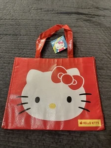 Sanrio Hello Kitty Nylon Shopping Bag Tote Reusable Sanrio 2010 - Picture 1 of 6
