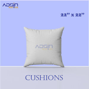 Cushion Pads 22" x 22" Inserts Inner Scatter Sofa Hollowfiber Throw Couch Pillow