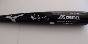 Yunel Escobar Braves Angels Autographed Signed Bat MLB Authentic Mizuno 
