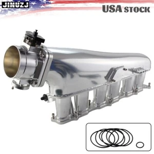 Intake Manifold Fuel Rail 90mm Throttle Body For Toyota Supra MK4 2JZ-GTE 3.0L - Picture 1 of 13