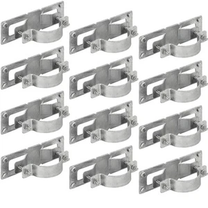 12 Pack Fence Brackets, Galvanized Wood Fence Frame, They use to Attach a Woo... - Picture 1 of 8