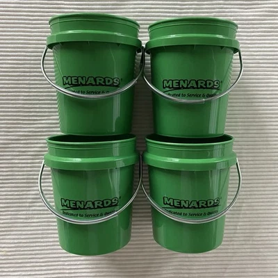 Juego de 4 cubos mini adornos verdes Menards 2025 de 3,75" 0,5 cuartos Foto 1 de 4