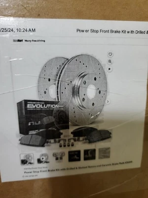 Power Stop Front Brake Kit for 1995-2000 Lexus LS400 Front Z23 Evolution Sport - Image 1 of 4