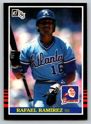 1985 Donruss #141 Rafael Ramirez Atlanta Braves - Image 1 of 2
