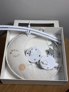 Pottery Barn Baby Nursery Mobile Moon & Stars *Works! - Picture 1 of 4