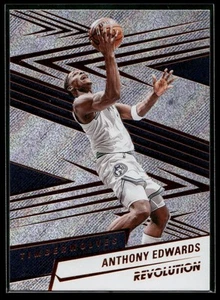 2024-25 Panini Revolution Anthony Edwards HOLO FOIL Minnesota Timberwolves #40 - Foto 1 di 2
