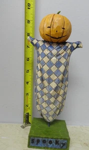 Jim Shore Halloween Spooky Pumpkin Ghost Figurine 2004 Heartwood Creek - Picture 1 of 6