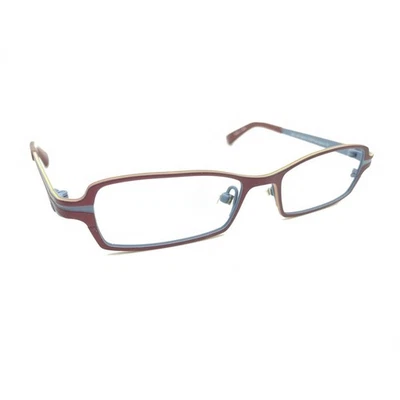 Prodesign Denmark 1388 4021 Burgundy Gray Titanium Eyeglasses Frames 48-15 125 - Image 1 of 4