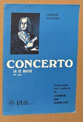 Advanced Classical Guitar Duets - Concerto En Re Mayor by Vivaldi Antonio PV 209 - Image 1 of 4