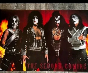 KISS The Second Coming Poster NEW SEALED & ROLLED Reunion Tour - Picture 1 of 6