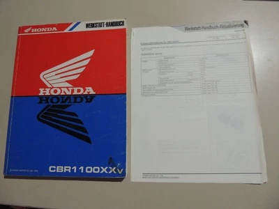 Honda CBR 1100 XX BlackBird SC35 1997 Reparatur Wartung Werkstatthandbuch - Bild 1 von 4