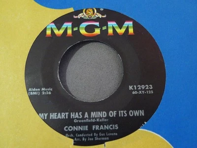 CONNIE FRANCIS-MY HEART HAS A MIND OF ITS OWN-MGM - Image 1 of 2