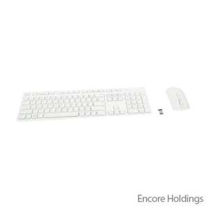 Dell Wireless Keyboard And Mouse Combo - RF - USB - Optical - KM636-WH-US - Picture 1 of 1