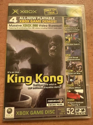Official Xbox Magazine Xbox Demo Disc Holiday 2005 #52 King Kong - Image 1 of 4