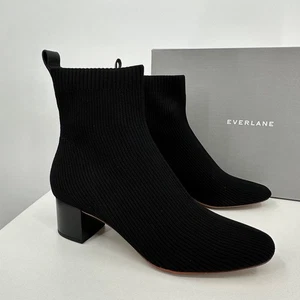 Botín Everlane The Glove en negro talla 10 tejido acanalado elástico para mujer - Imagen 1 de 10
