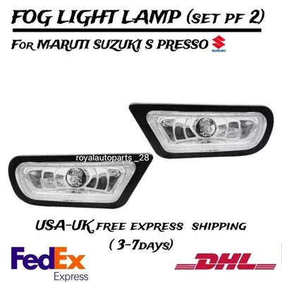 Annexe Fog Light Lamp Fit For Maruti Suzuki S Presso (Set of 2) - Image 1 of 4