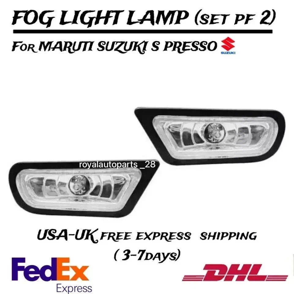 Annexe Fog Light Lamp Fit For Maruti Suzuki S Presso (Set of 2) - Bild 1 von 4