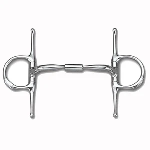 55TO 4 3/4 in Myler Full Cheek with Hooks Comfort Snaffle Wide Barrel - Picture 1 of 2