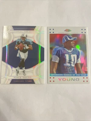 2021 Panini National Treasures - Vince Young #83 Holo Silver /25 - Image 1 of 4