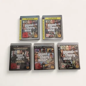 Grand Theft Auto 3 x IV + IV Complete Edition + IV Five (Sony PlayStation 3) - Bild 1 von 12