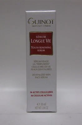 Guinot Serum Longue Vie Youth Renewing Serum - 1 oz/30 ml - Novo na Caixa - Imagem 1 de 2