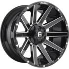 One 22x12 Fuel D615 Contra 8x170 -44 Gloss Black Milled Wheel Rim 125.1