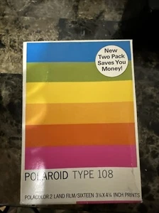 Vintage Polaroid Polacolor 2 Type 108 Film 16 New Sealed Expired December 1976 - Picture 1 of 6