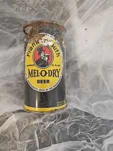 1950S FRANKENMUTH MEL-O-DRY STEEL FLAT TOP BEER CAN MICHIGAN - Picture 1 of 9