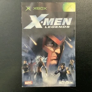 X-Men Legends Microsoft XBOX manual de instrucciones solamente - Imagen 1 de 2
