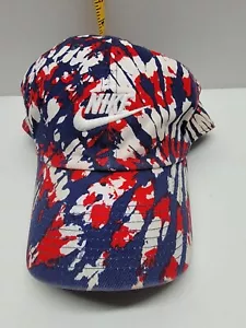 Nike Cap Worn used Preowned Red, White, and Blue - Picture 1 of 12