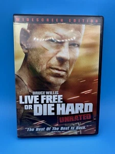 Die Hard 4: Live Free or Die Hard DVD Unrated Bruce Willis Movie With Seal On - Imagen 1 de 3