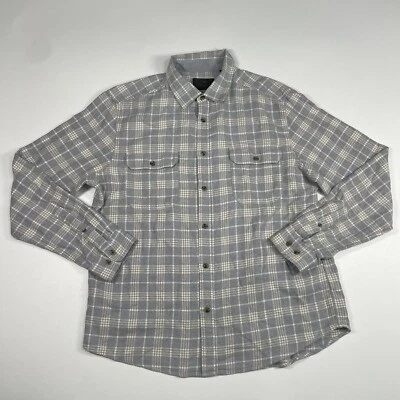 RedHead Shirt Men’s Large Light Blue Plaid Flannel Long Sleeve Button Up - Image 1 of 4