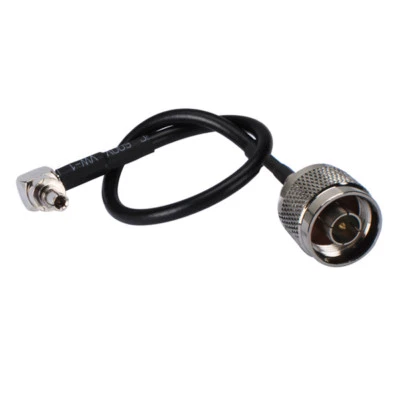 N Plug male to CRC9 pigtail RG174 antenna cable 15cm 6" for 3G huawei E160 E169 - Image 1 of 3