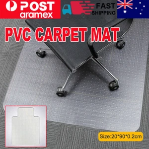 Home Office PVC Chairmat Chair Mat for carpet soft Floor Protector computer work - Picture 1 of 12