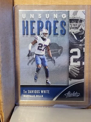 Tre'Davious White 2020 Absolute Unsung Heroes Card Buffalo Bills - Image 1 of 2