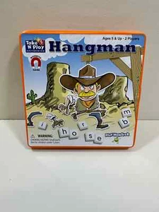 New! Hangman Magnetic Game Take `N` Play Anywhere Game AGES 5+ In Tin Box - Picture 1 of 3