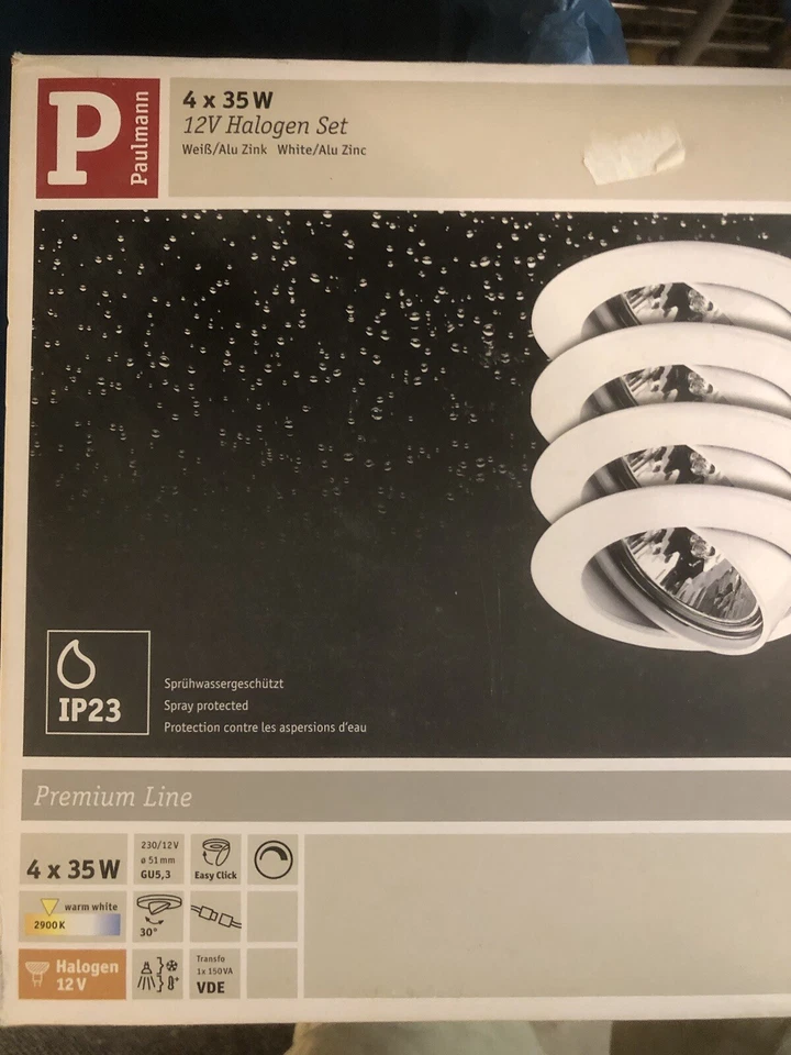 Paulmann 4x35W Halogen Einbauspot Trafo - Bild 1 von 1