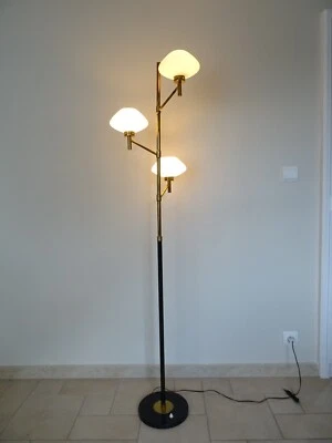 ancien lampadaire MONIX vintage floor light disderot lunel arlus robert mathieu - Photo 1/4