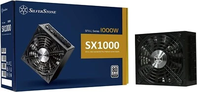 SilverStone Technology SX1000 Platinum, 80 Plus Platinum 1000W Fully Modular - Image 1 of 4