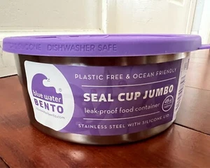 ECOLunchbox Seal Cup Jumbo 51 oz 1500ml Stainless Steel Food Container Leakproof - Picture 1 of 5