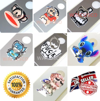 FUNNY TOP Cartoon 360 Degree ROTATION Gift Finger Grip Phone Stand Ring Holder - Image 1 of 4